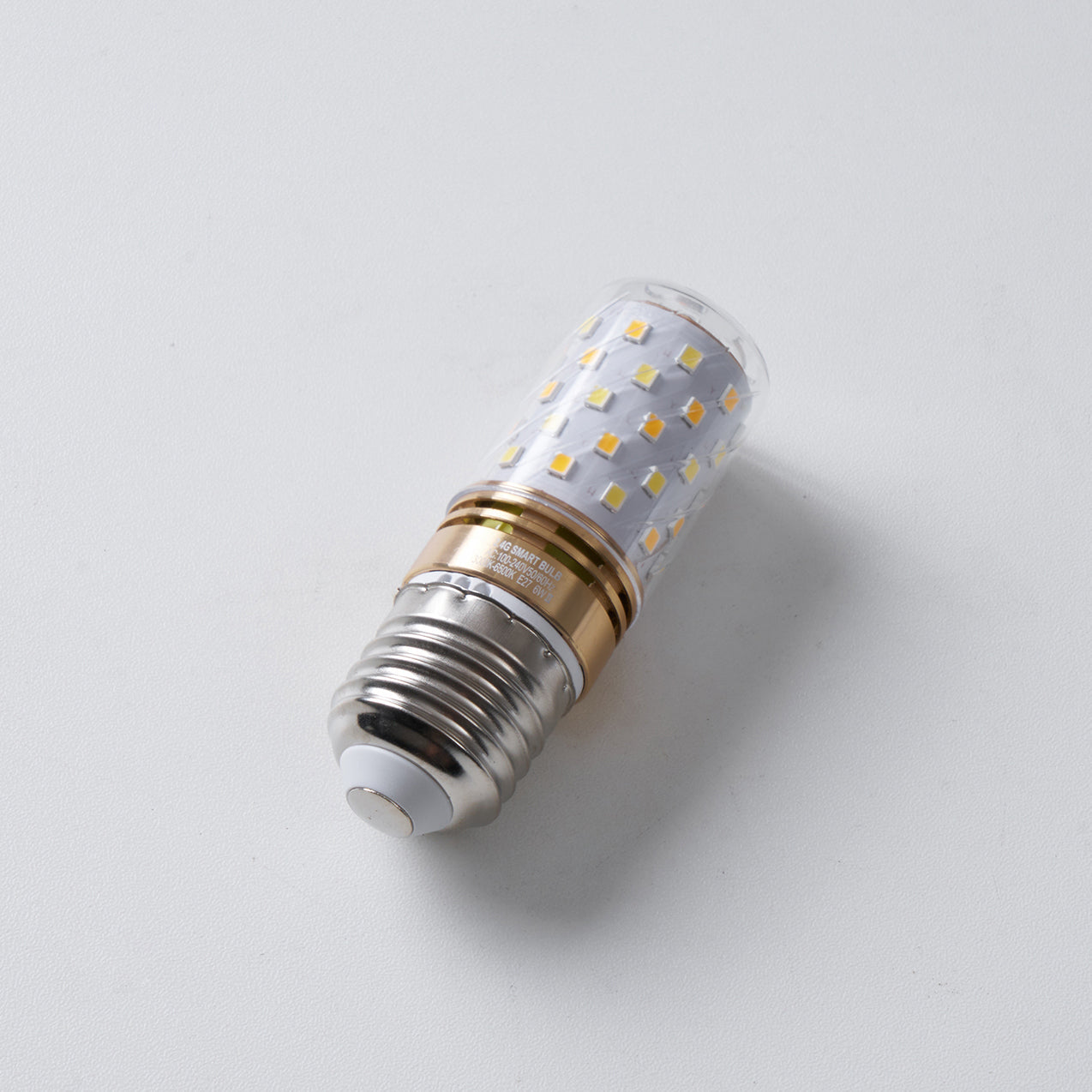 Clad Dimmable LED Light Bulb Glass E27 6W - Lamp Copper