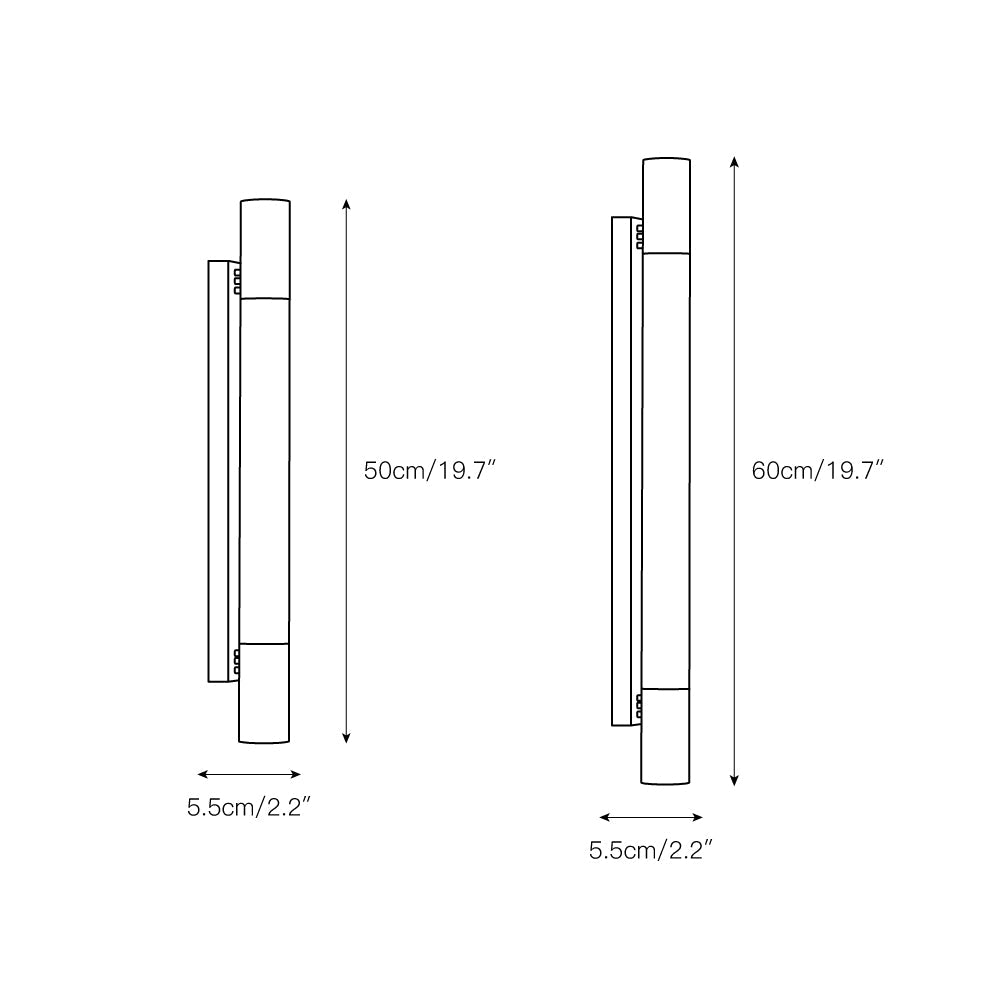 Fleck Modern Minimalist Acrylic Wall Lamp - Lamp Copper