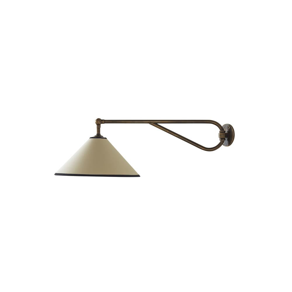 Hymn Vintage Brass Metal Fabric Wall Lamp - Lamp Copper