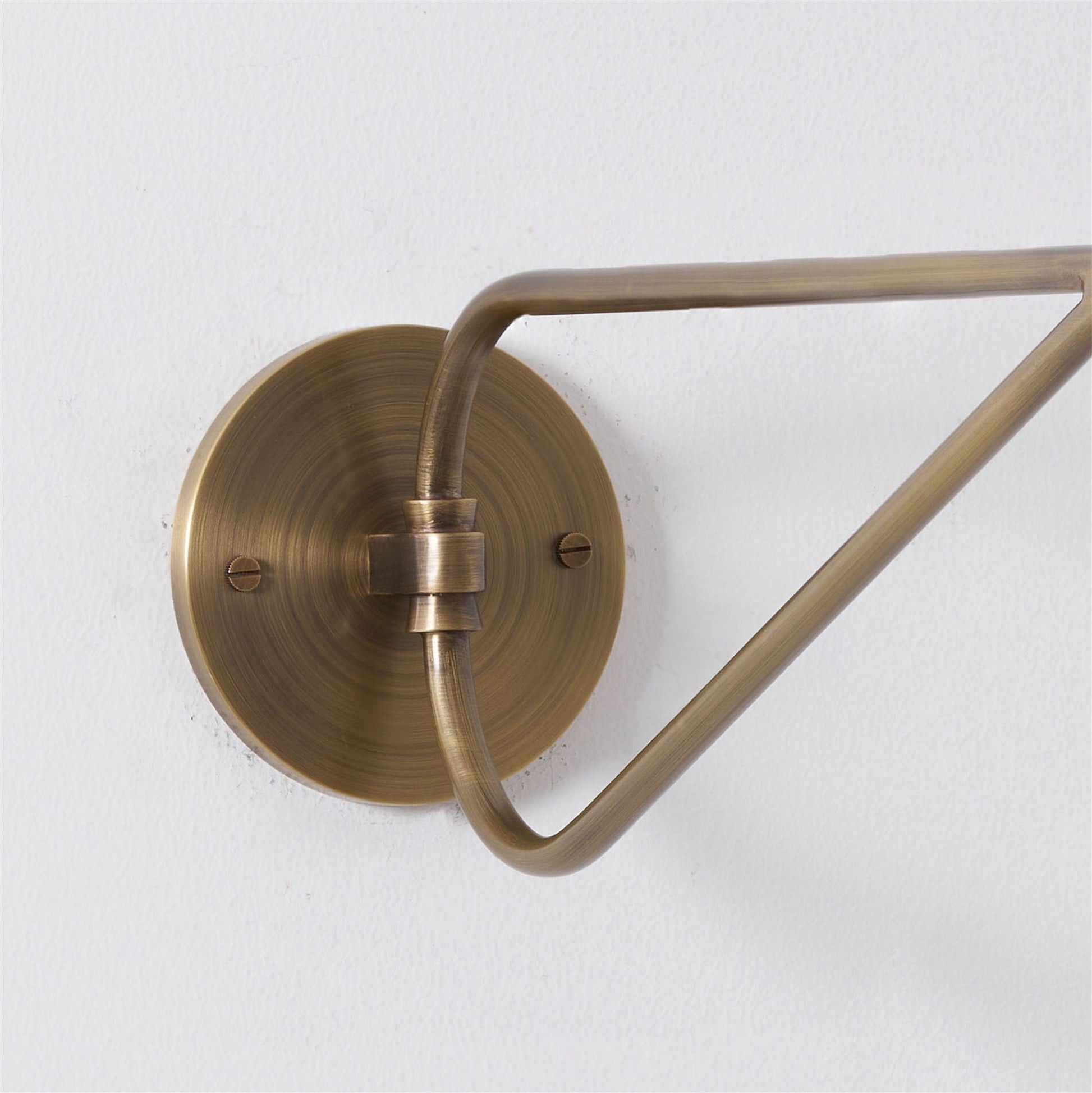 Hymn Vintage Brass Metal Fabric Wall Lamp - Lamp Copper
