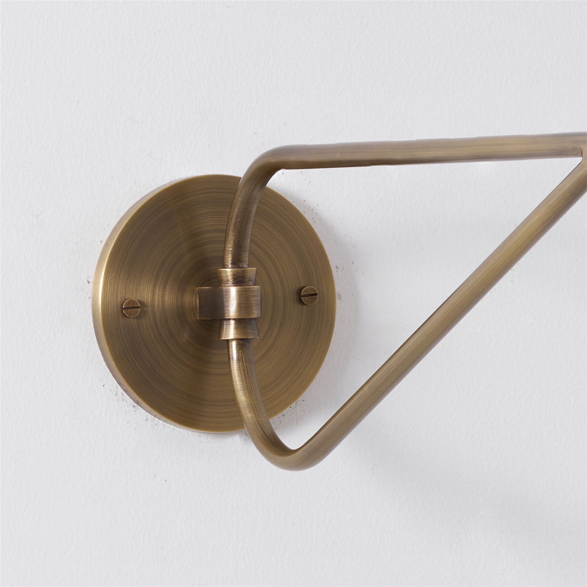 Hymn Vintage Brass Metal Fabric Wall Lamp - Lamp Copper