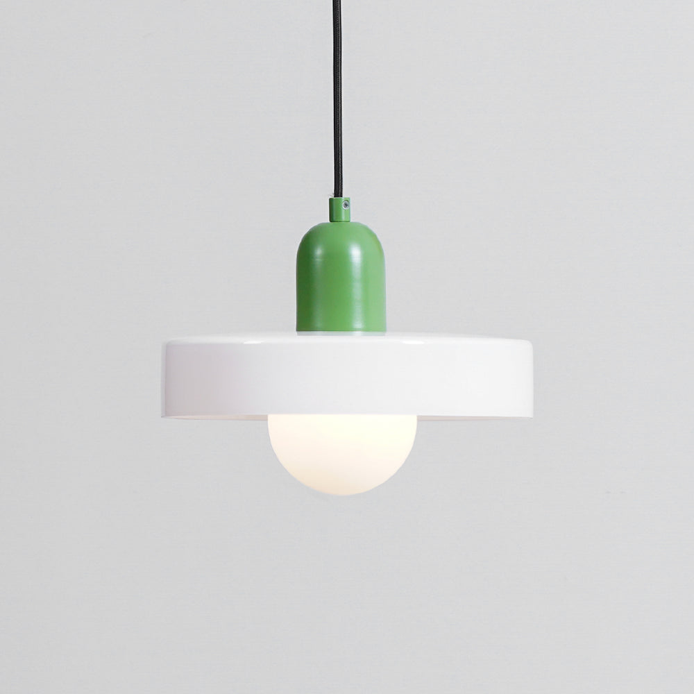 Ideal Modern Minimalist Disc Orb Glass Pendant Lamp - Lamp Copper
