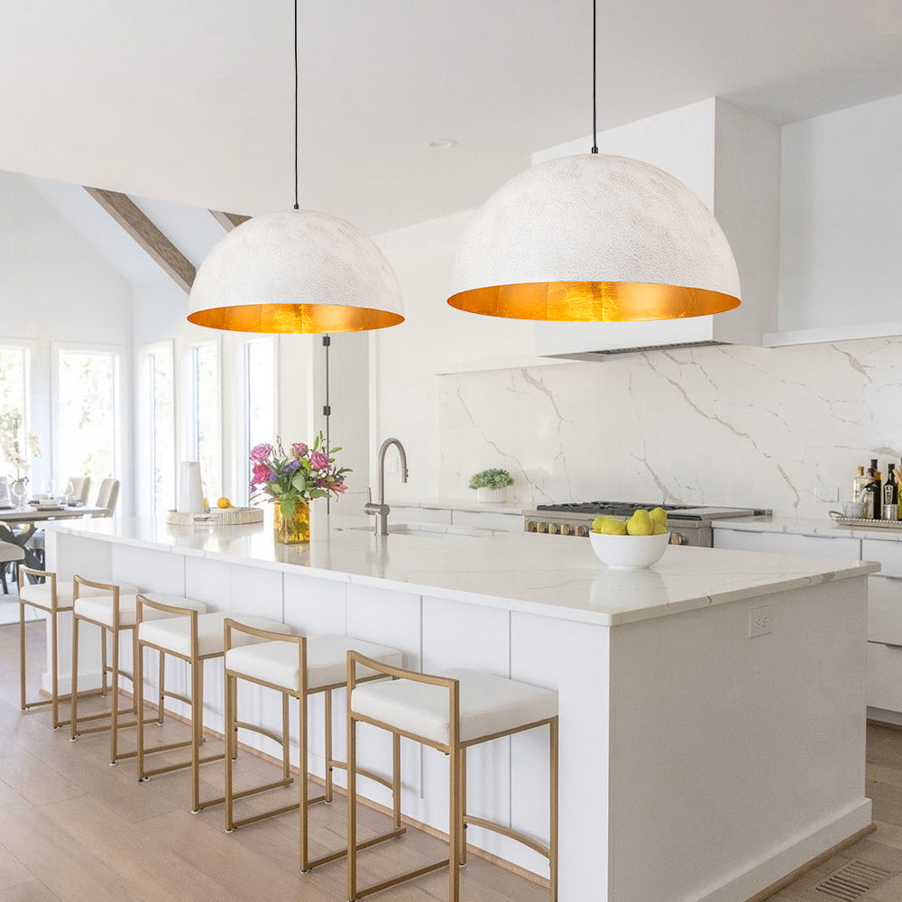 Aevum Modern Metal Dome Pendant Light