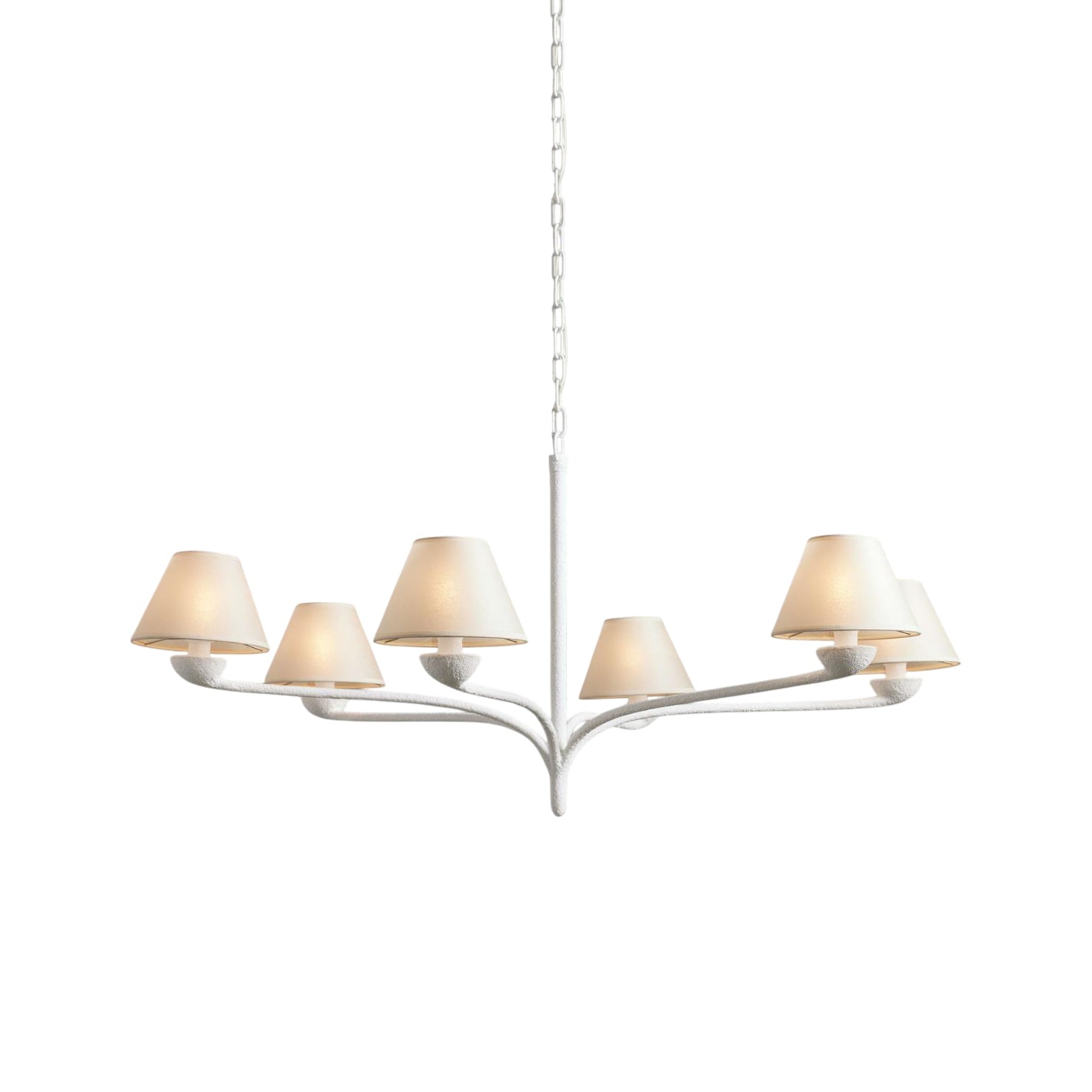 Upturn Elegance Vintage Resin Fabric Chandelier - Lamp Copper