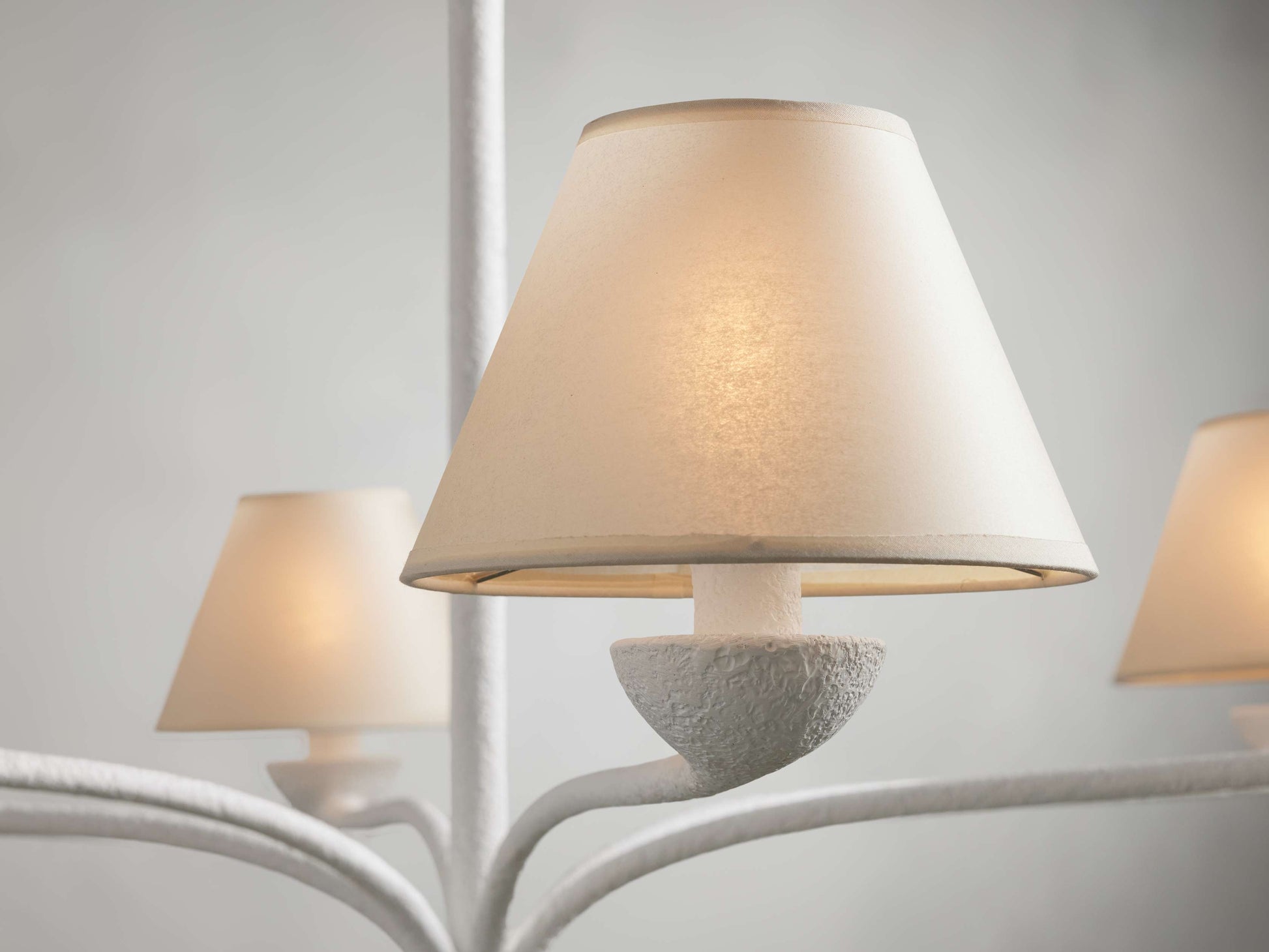 Upturn Elegance Vintage Resin Fabric Chandelier - Lamp Copper