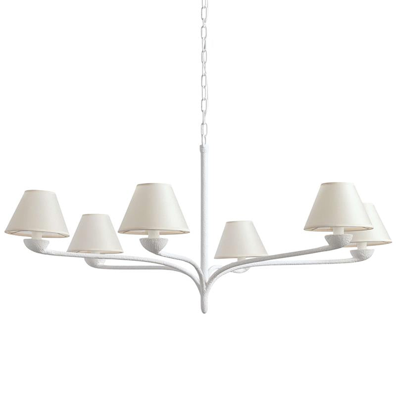 Upturn Elegance Vintage Resin Fabric Chandelier - Lamp Copper