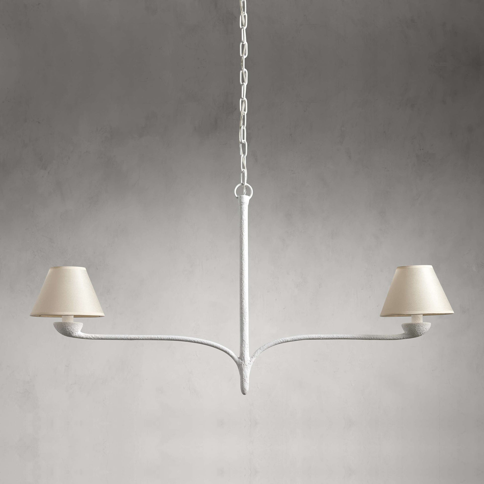 Upturn Elegance Vintage Resin Fabric Chandelier - Lamp Copper