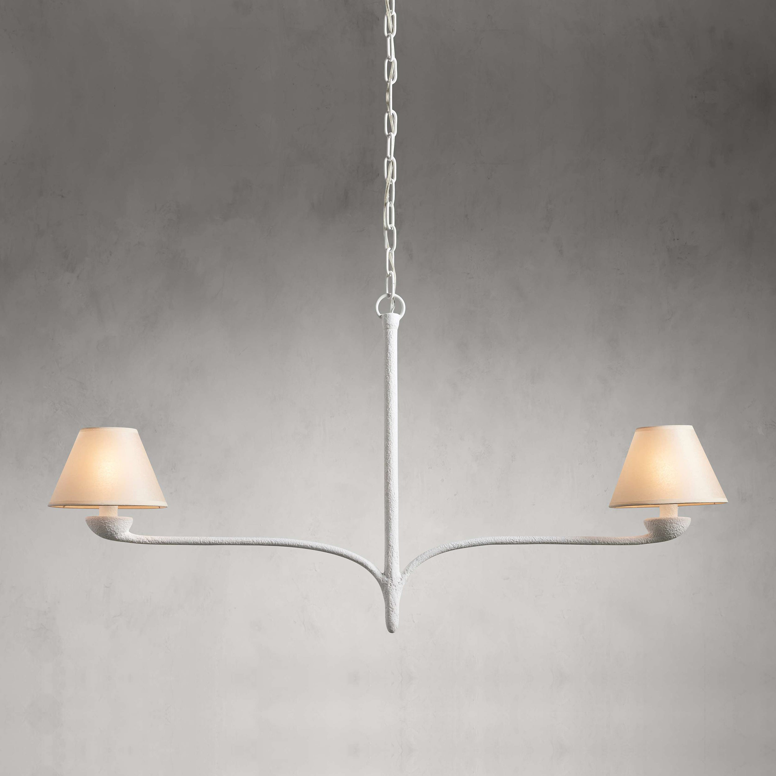 Upturn Elegance Vintage Resin Fabric Chandelier - Lamp Copper