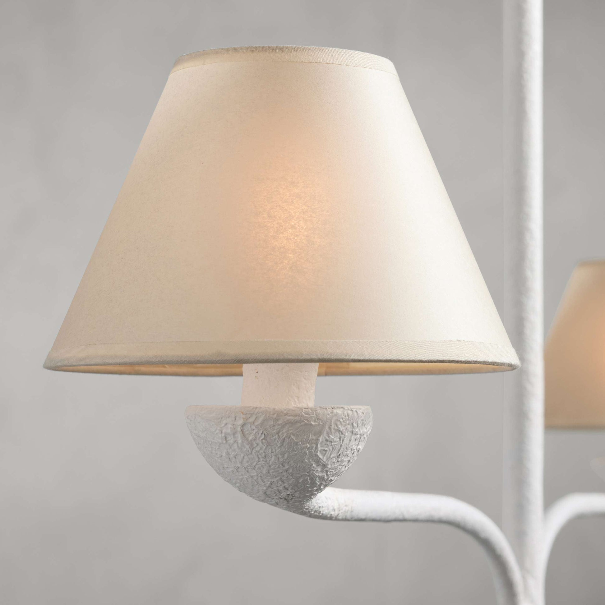 Upturn Elegance Vintage Resin Fabric Chandelier - Lamp Copper