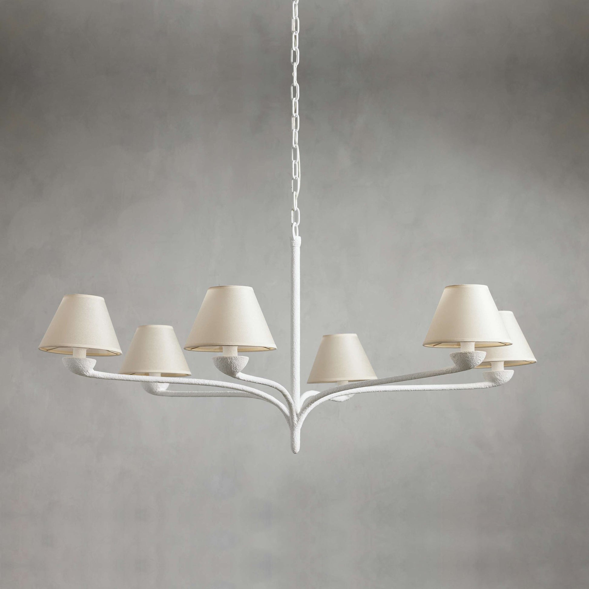 Upturn Elegance Vintage Resin Fabric Chandelier - Lamp Copper