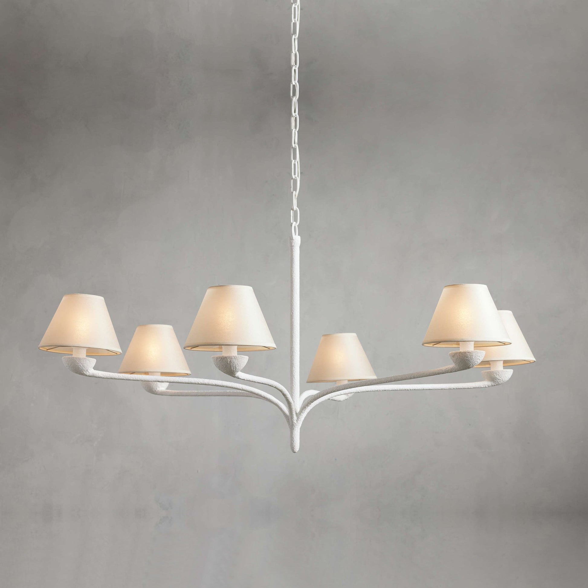 Upturn Elegance Vintage Resin Fabric Chandelier - Lamp Copper