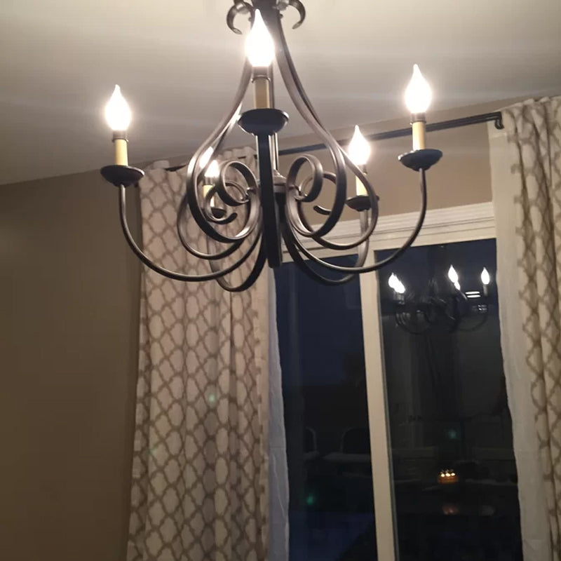 Cove Vintage Industrial Brass Metal Chandeliers - Lamp Copper