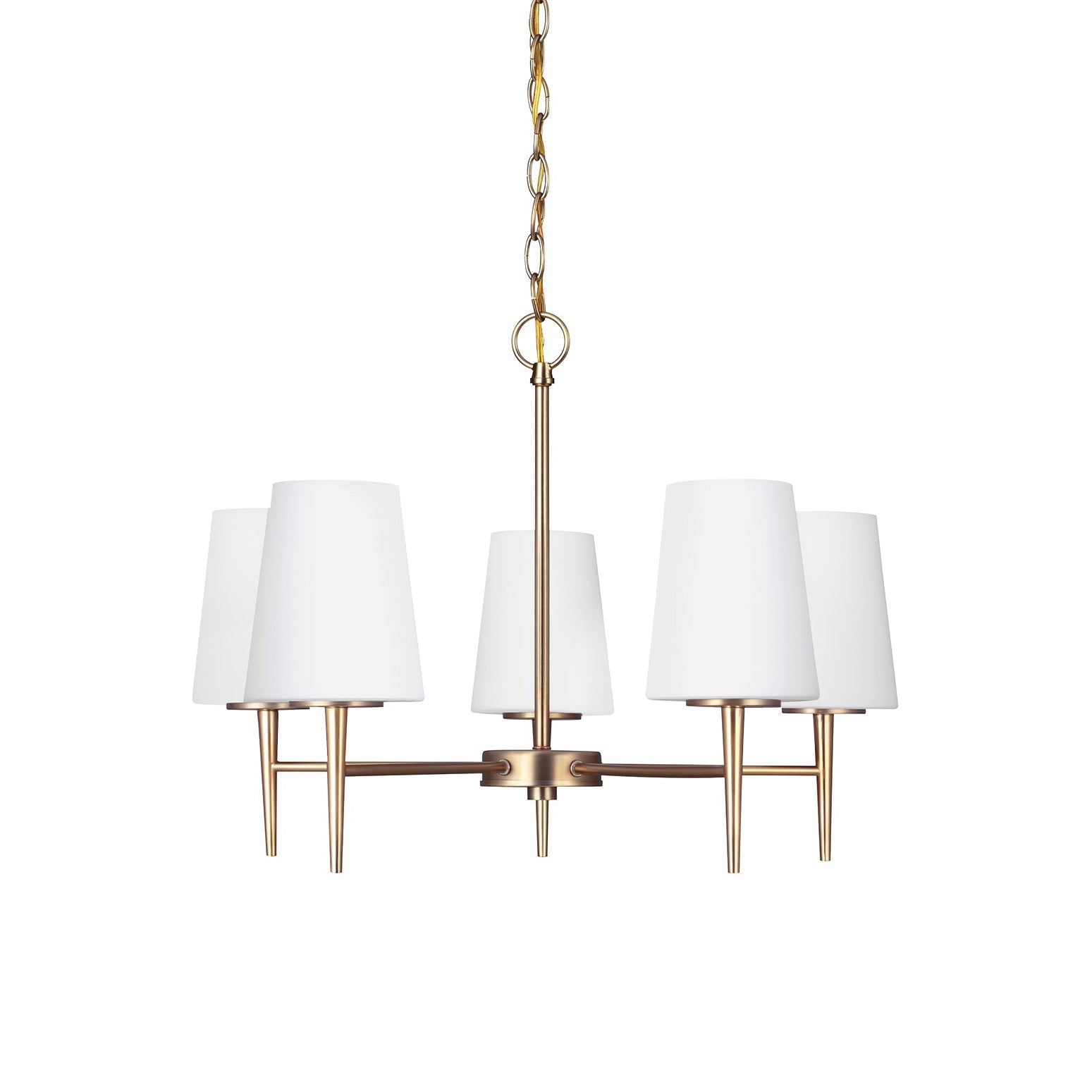 Gaze Elegance Vintage Brass Metal Glass Chandelier - Lamp Copper