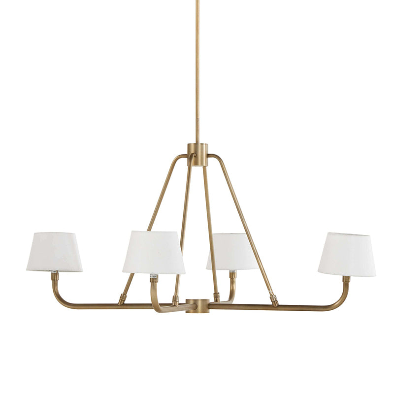Nook Vintage Industrial Brass Metal Chandelier - Lamp Copper