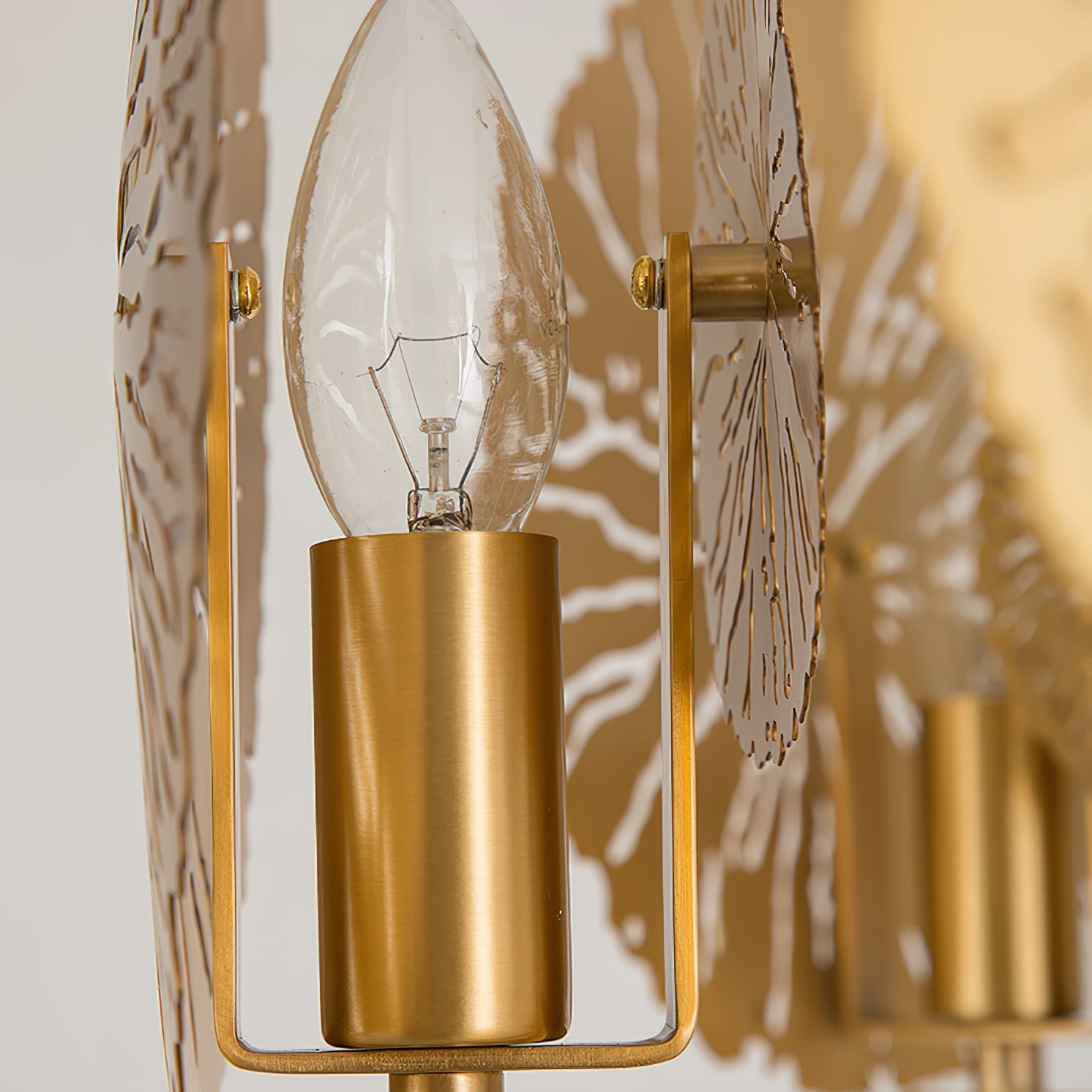 Orb Individual Creativity Brass Metal Chandelier - Lamp Copper