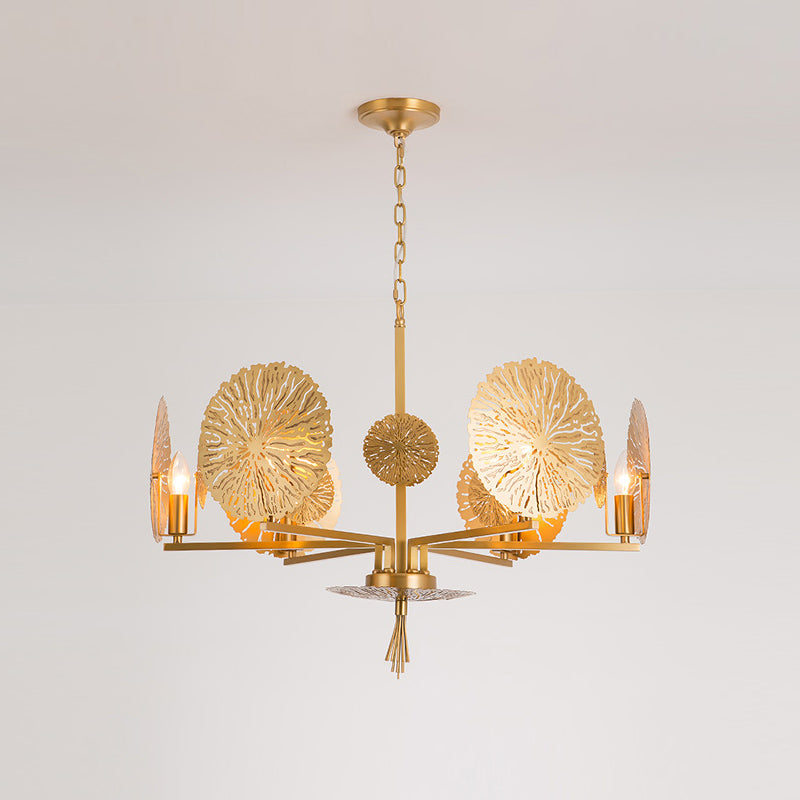 Orb Individual Creativity Brass Metal Chandelier - Lamp Copper