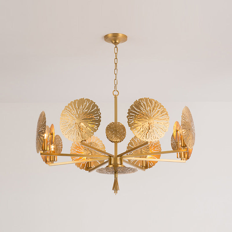 Orb Individual Creativity Brass Metal Chandelier - Lamp Copper