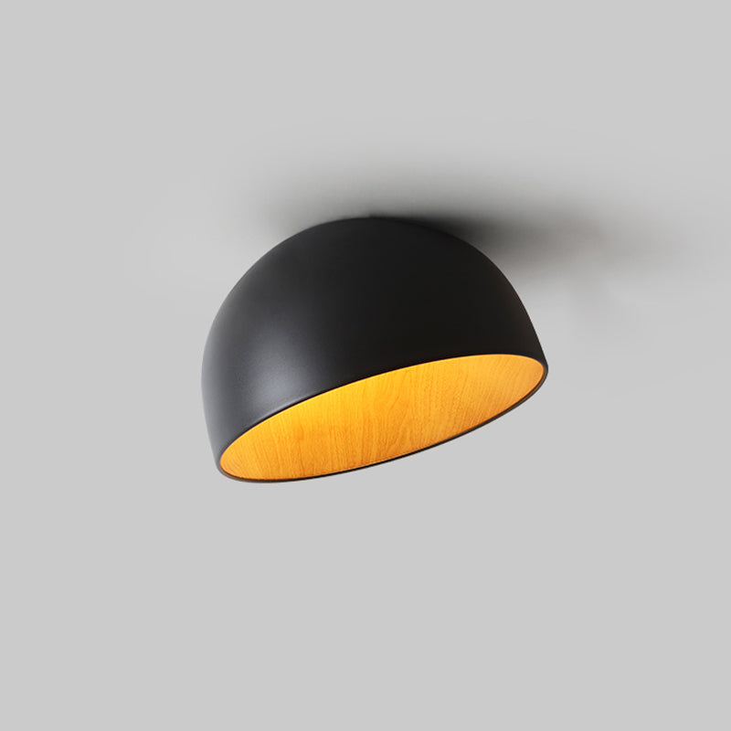 Runa Modern Minimalist Metal Acrylic Ceiling Lamp - Lamp Copper