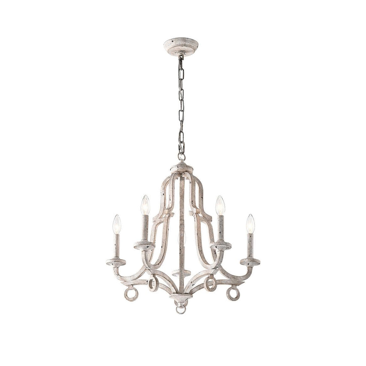 Tinge Vintage Industrial Brass Metal Chandelier - Lamp Copper