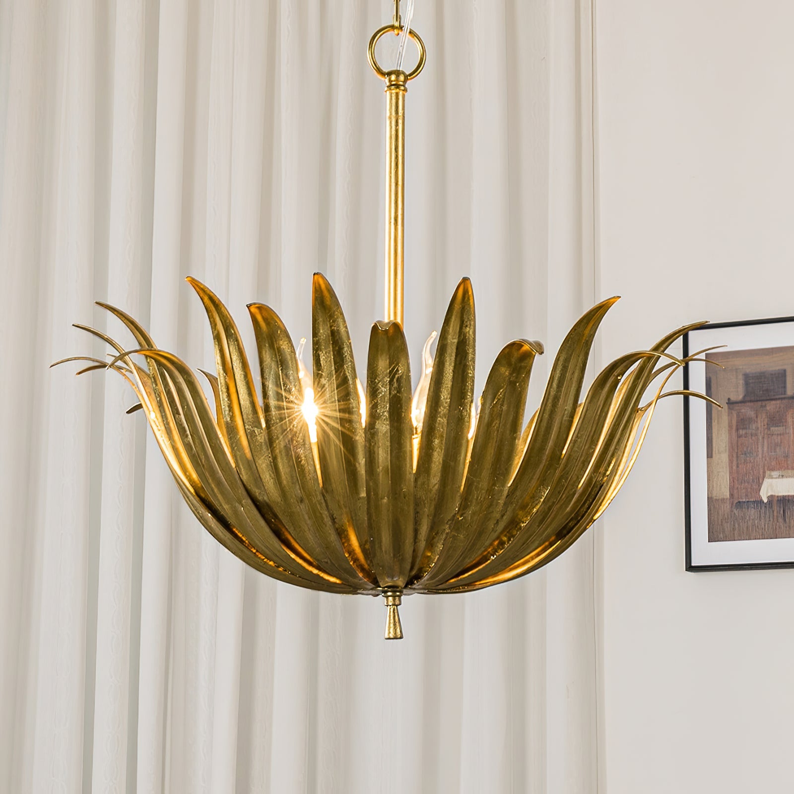 Bliss Individual Creativity Metal Chandelier - Lamp Copper