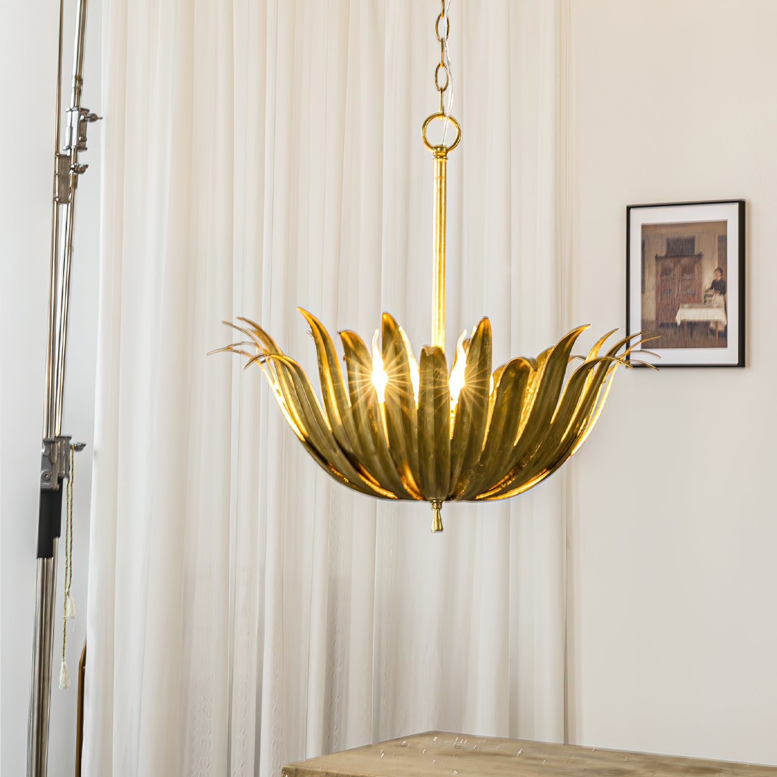 Bliss Individual Creativity Metal Chandelier - Lamp Copper