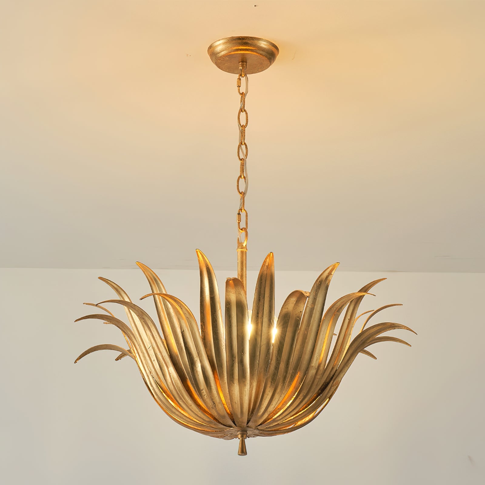 Bliss Individual Creativity Metal Chandelier - Lamp Copper