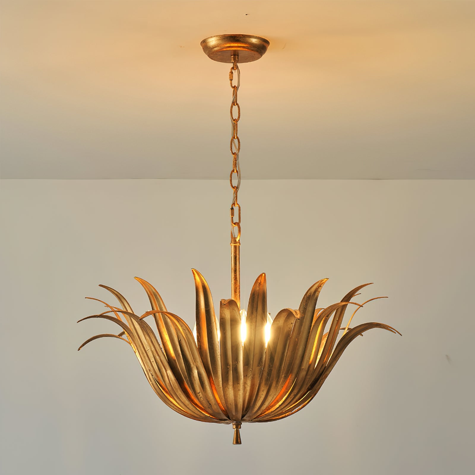Bliss Individual Creativity Metal Chandelier - Lamp Copper