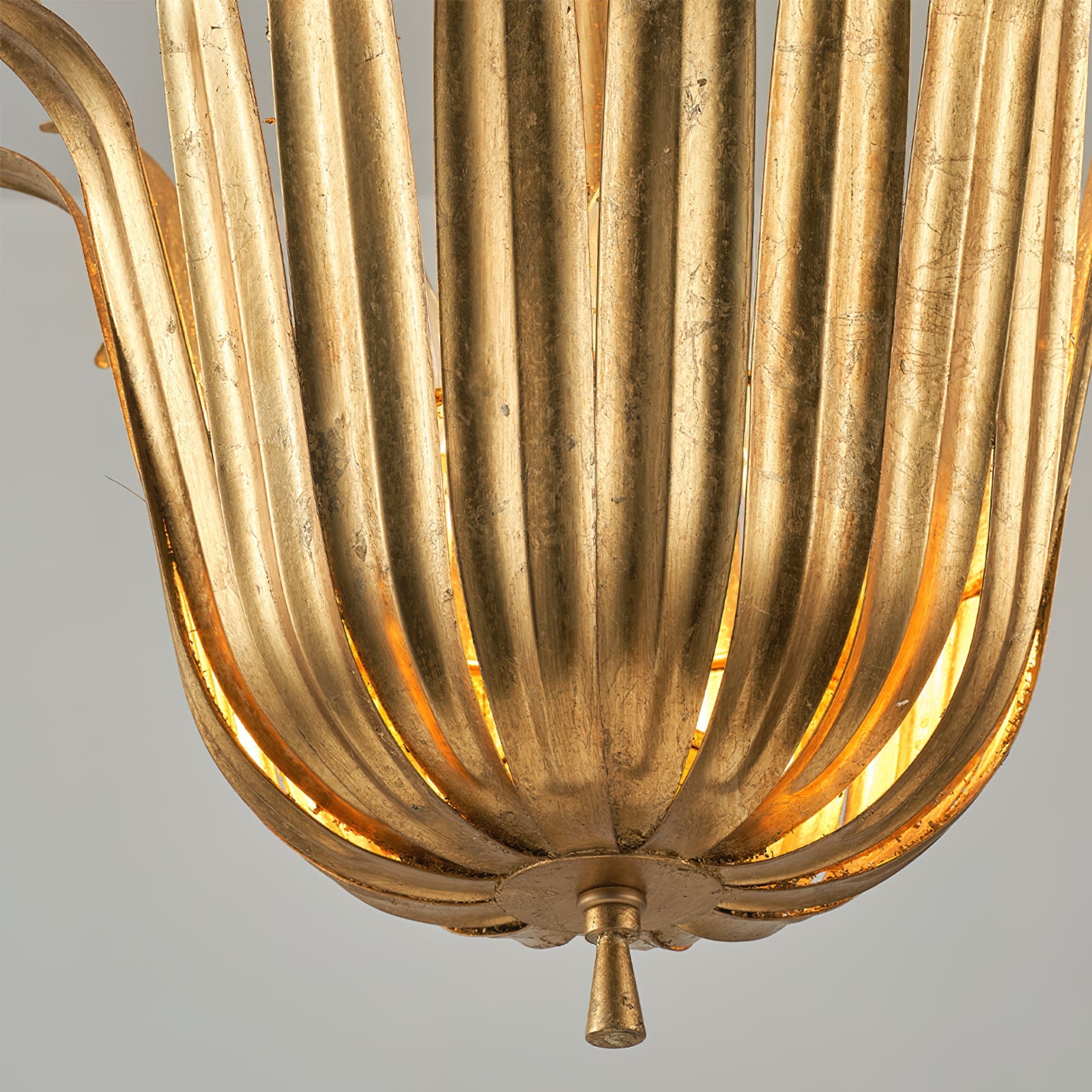 Bliss Individual Creativity Metal Chandelier - Lamp Copper