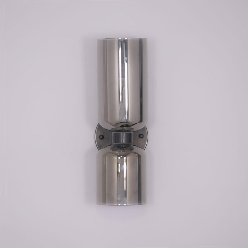 Chime Modern Minimalist Brass Glass Wall Lamp - Lamp Copper