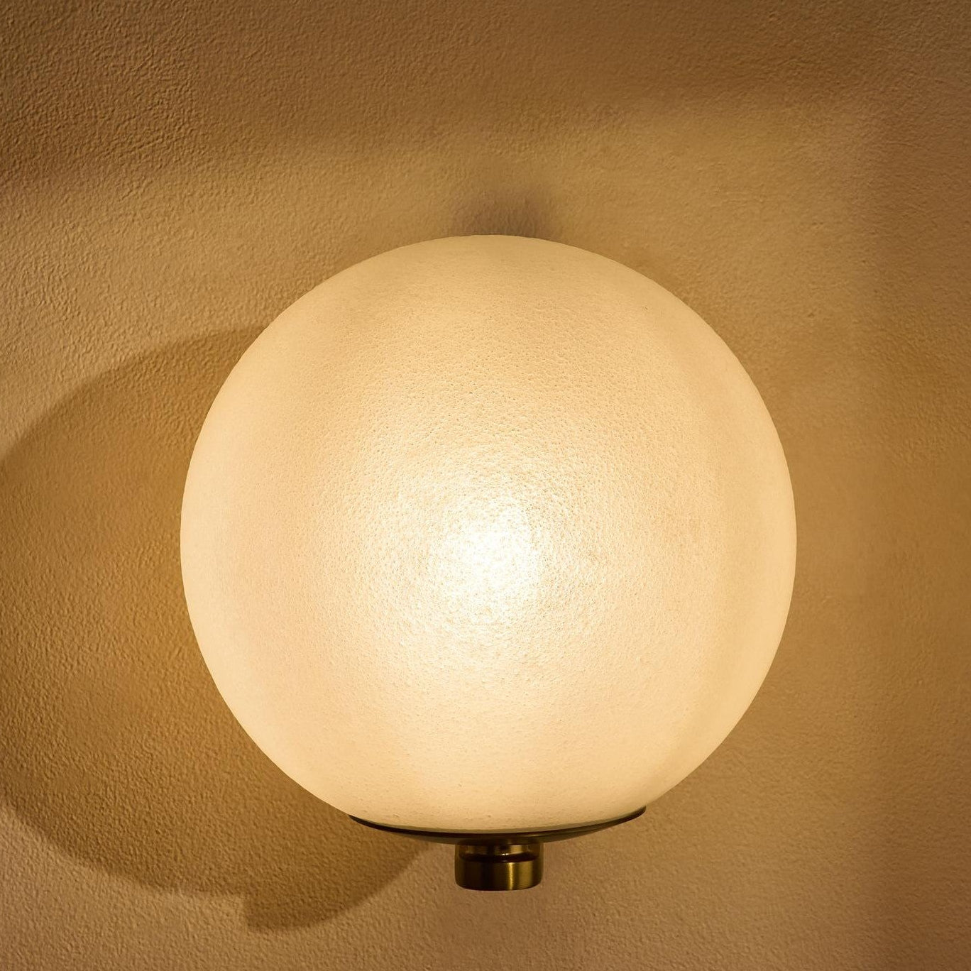 Cora Wall Light. Salt Blasted
