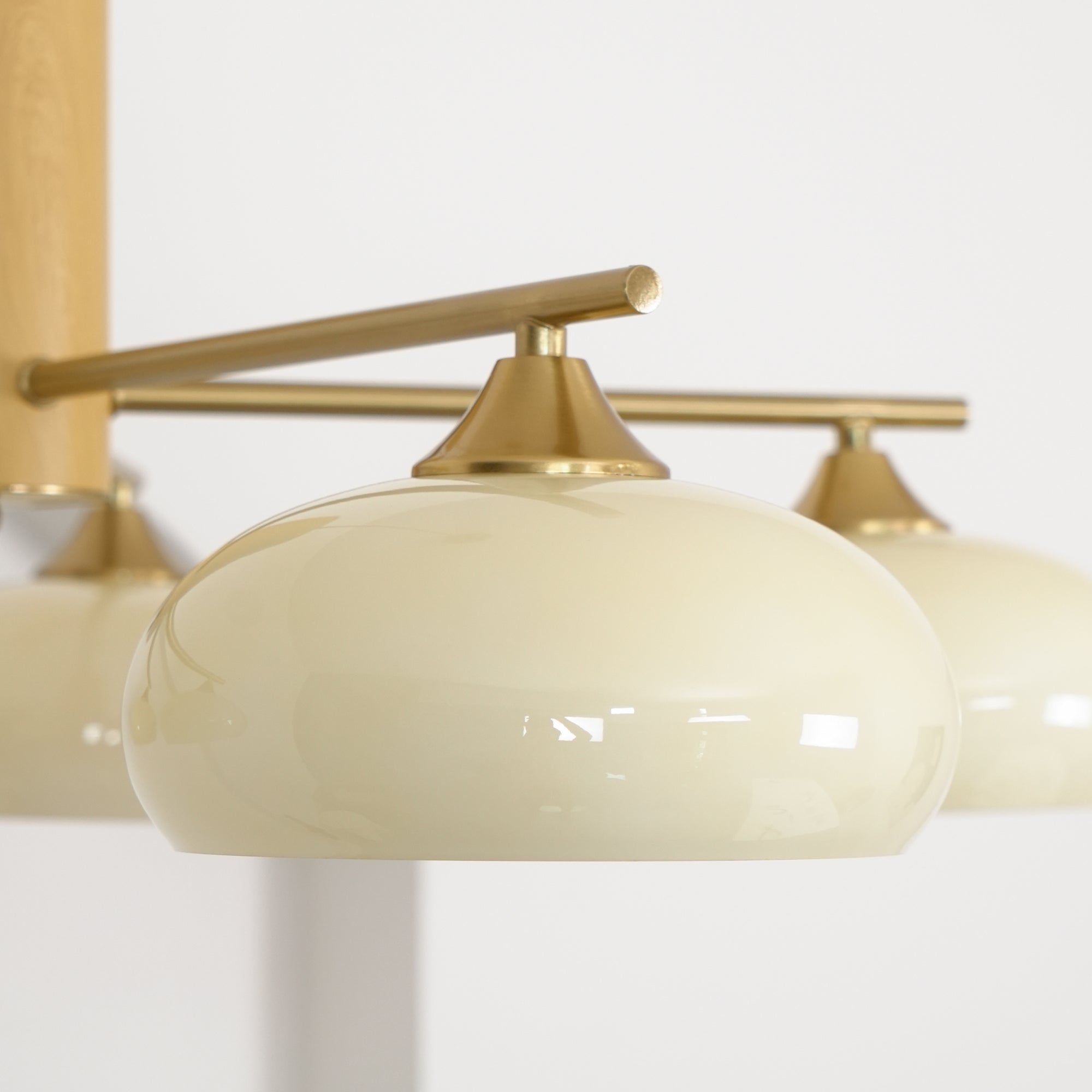 Nova Natural Persimmon Metal Glass Chandelier - Lamp Copper