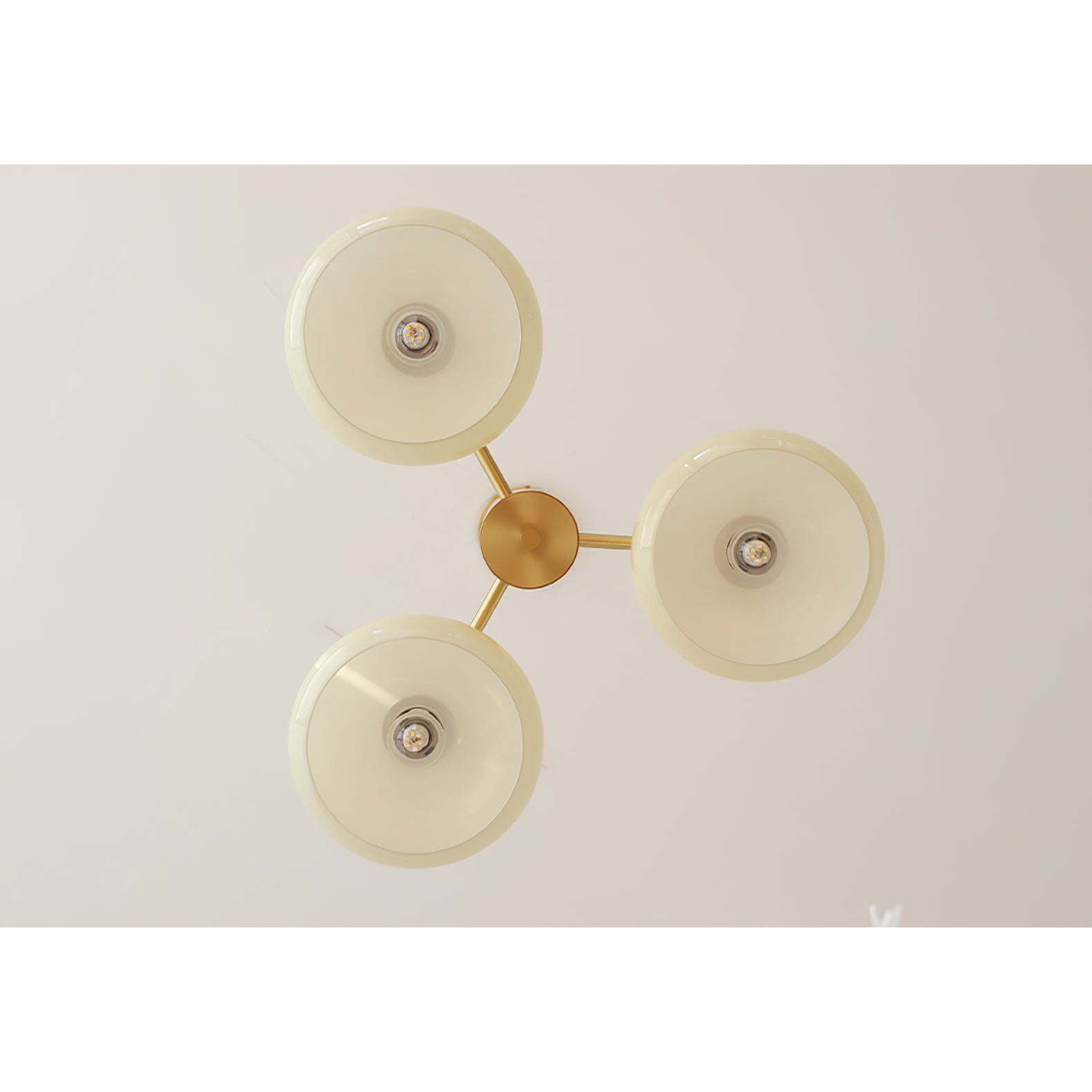 Nova Natural Persimmon Metal Glass Chandelier - Lamp Copper
