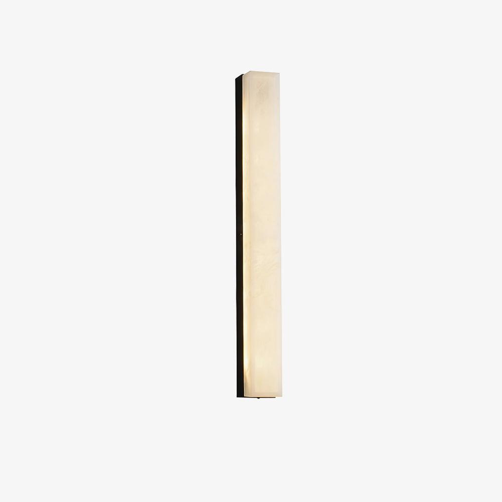 Quill Modern Minimalist Brass Alabaster Wall Lamp - Lamp Copper