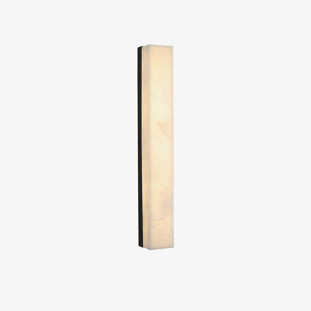 Quill Modern Minimalist Brass Alabaster Wall Lamp - Lamp Copper