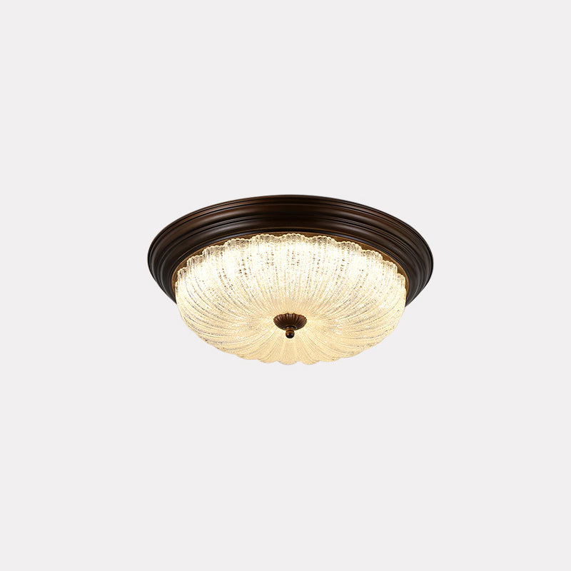 Arraeion Modern Minimalist Metal Glass Ceiling Lamp - Lamp Copper