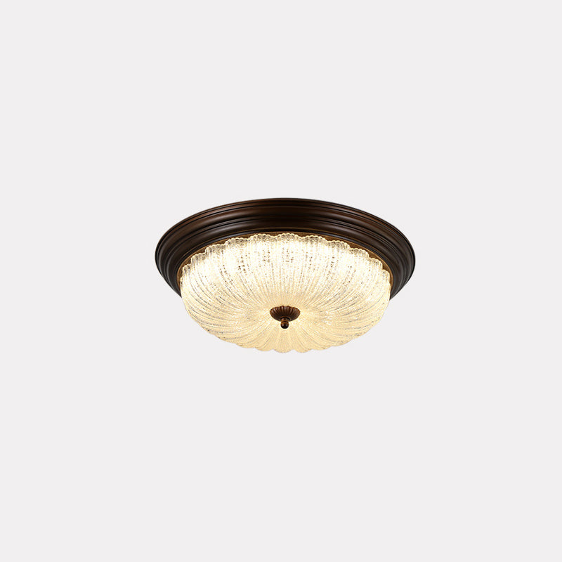 Arraeion Modern Minimalist Metal Glass Ceiling Lamp - Lamp Copper