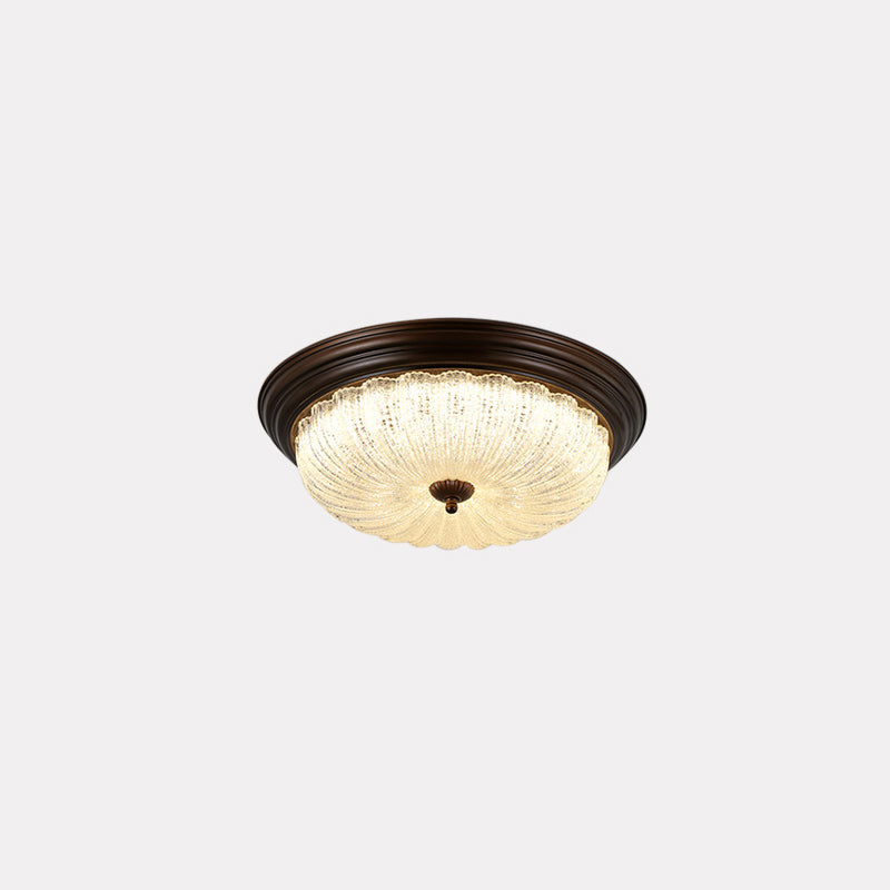 Arraeion Modern Minimalist Metal Glass Ceiling Lamp - Lamp Copper