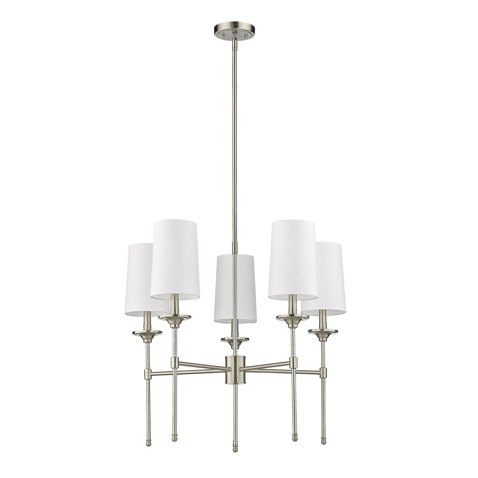 Armiriel Vintage Industrial Brass Fabric Chandelier - Lamp Copper