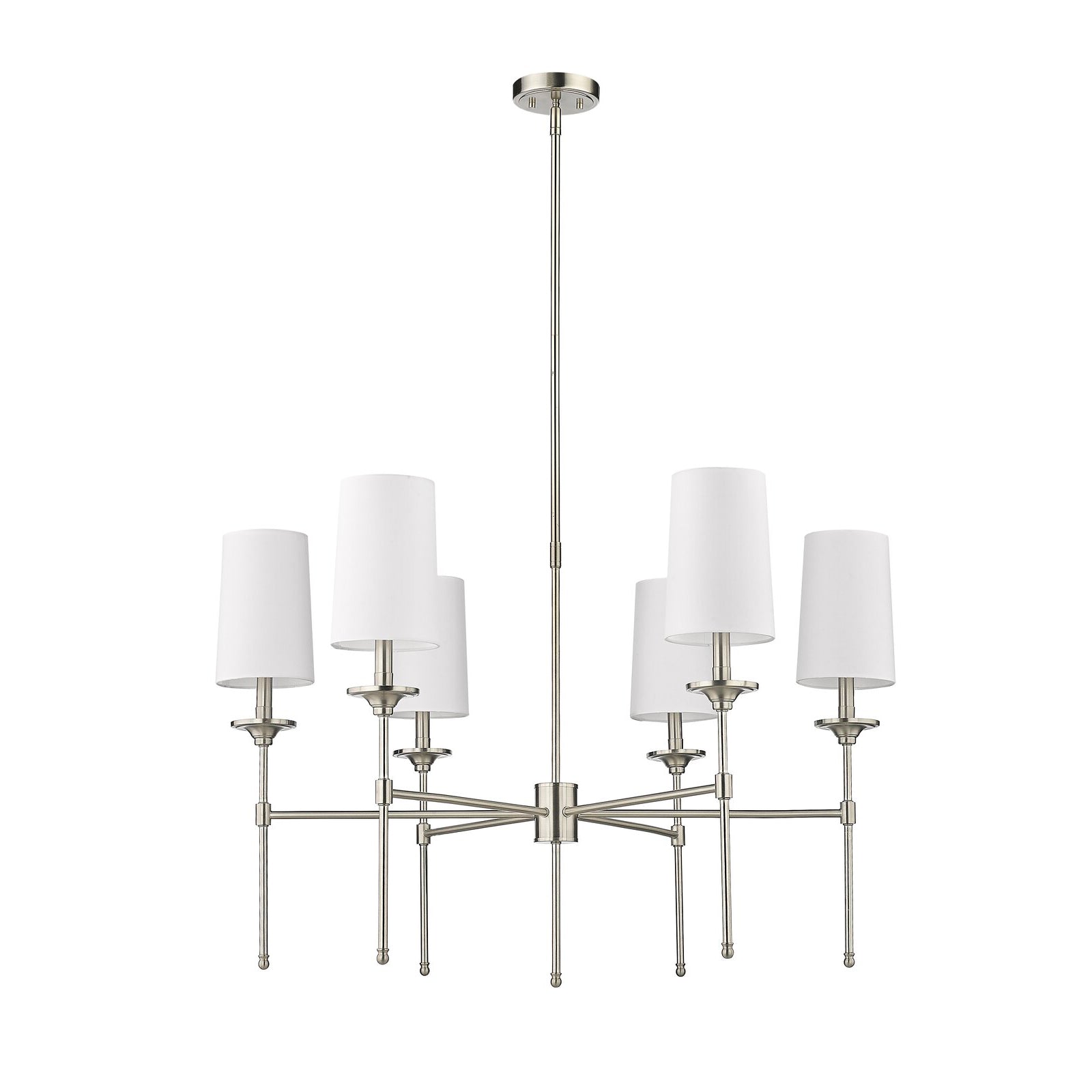 Armiriel Vintage Industrial Brass Fabric Chandelier - Lamp Copper