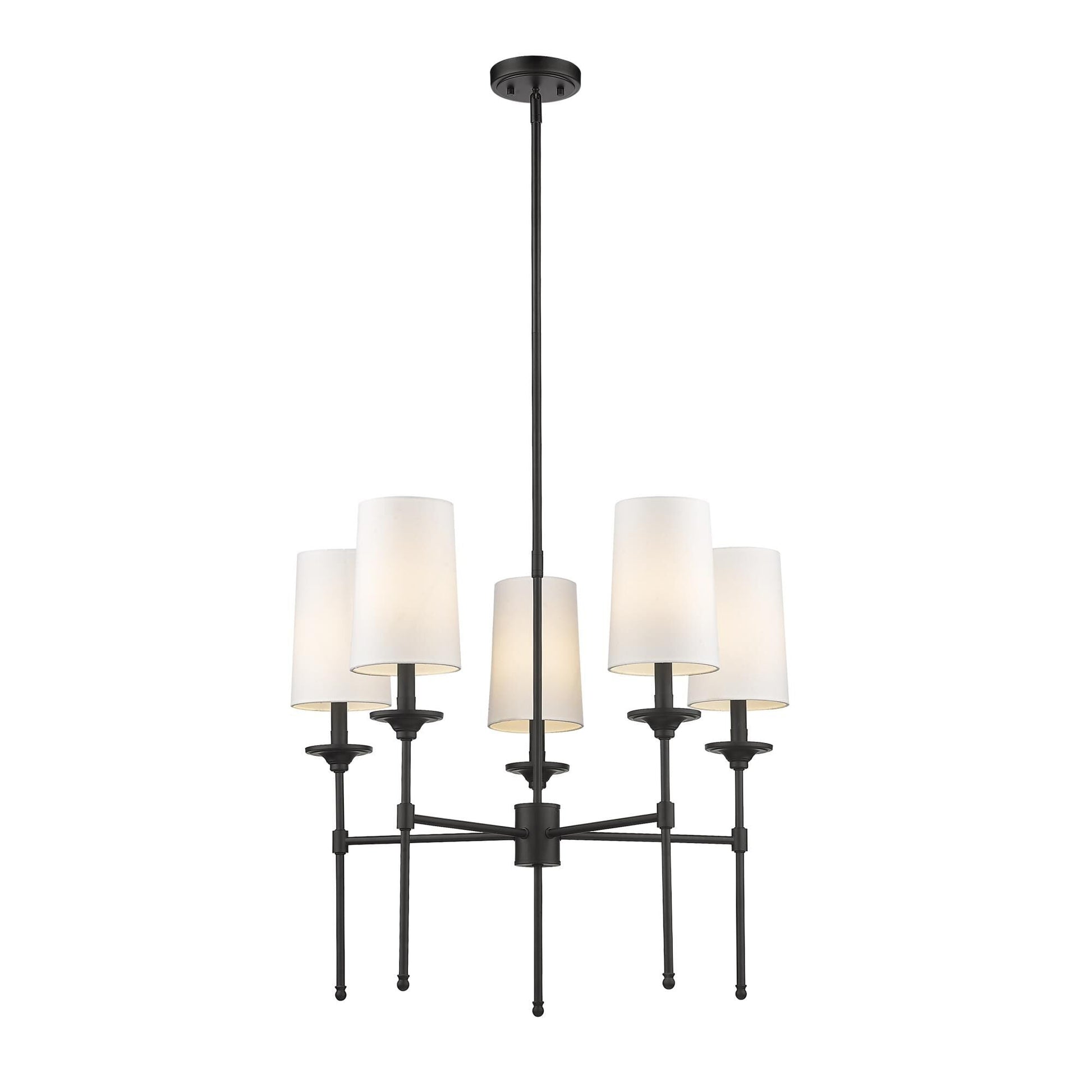 Armiriel Vintage Industrial Brass Fabric Chandelier - Lamp Copper