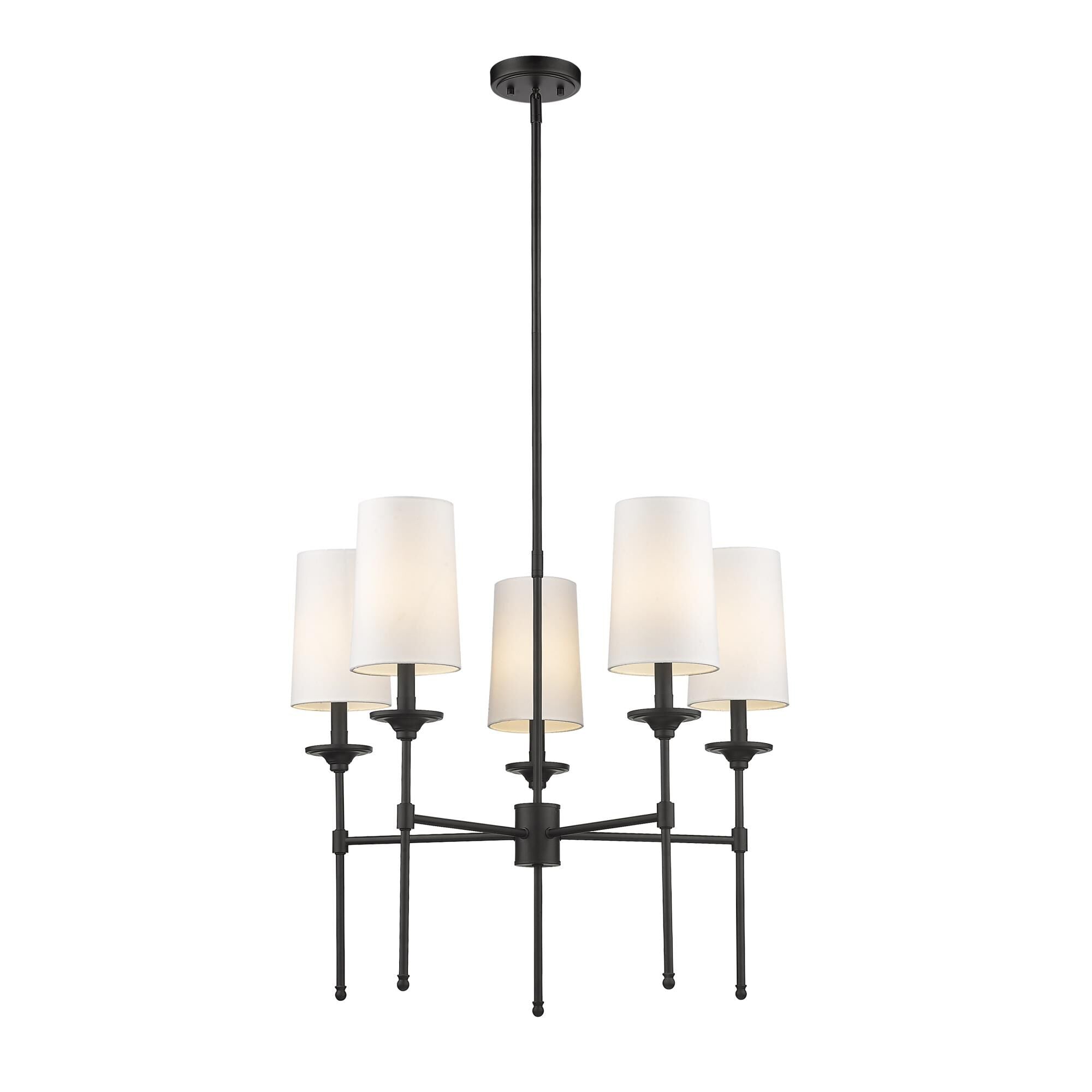 Armiriel Vintage Industrial Brass Fabric Chandelier - Lamp Copper