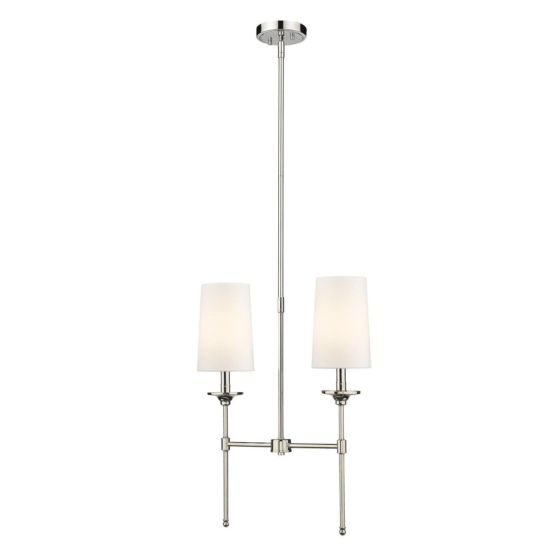 Verinyra Vintage Industrial Linear Brass Fabric Chandelier - Lamp Copper