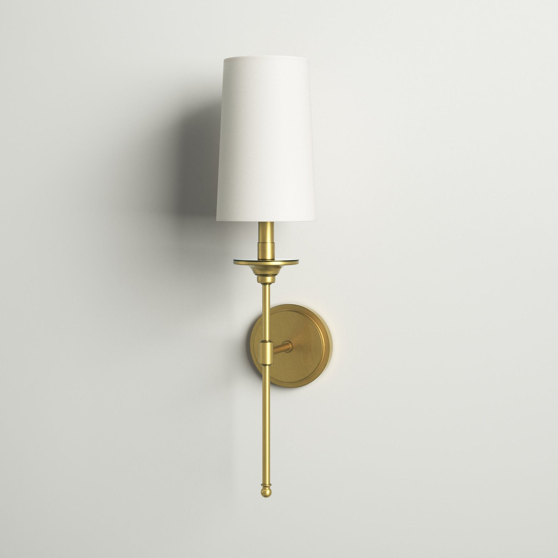 Esileth Vintage Industrial Brass Fabric Wall Lamp - Lamp Copper