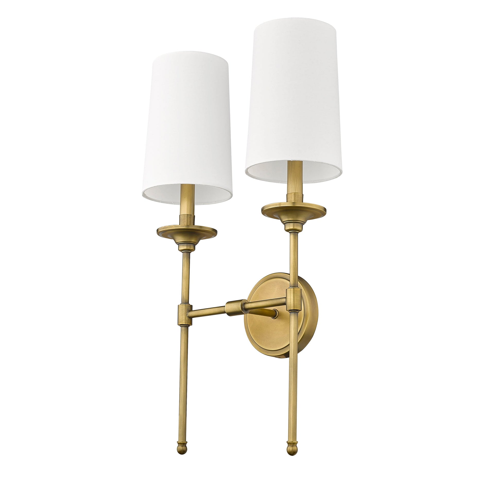 Esileth Vintage Industrial Brass Fabric Wall Lamp - Lamp Copper