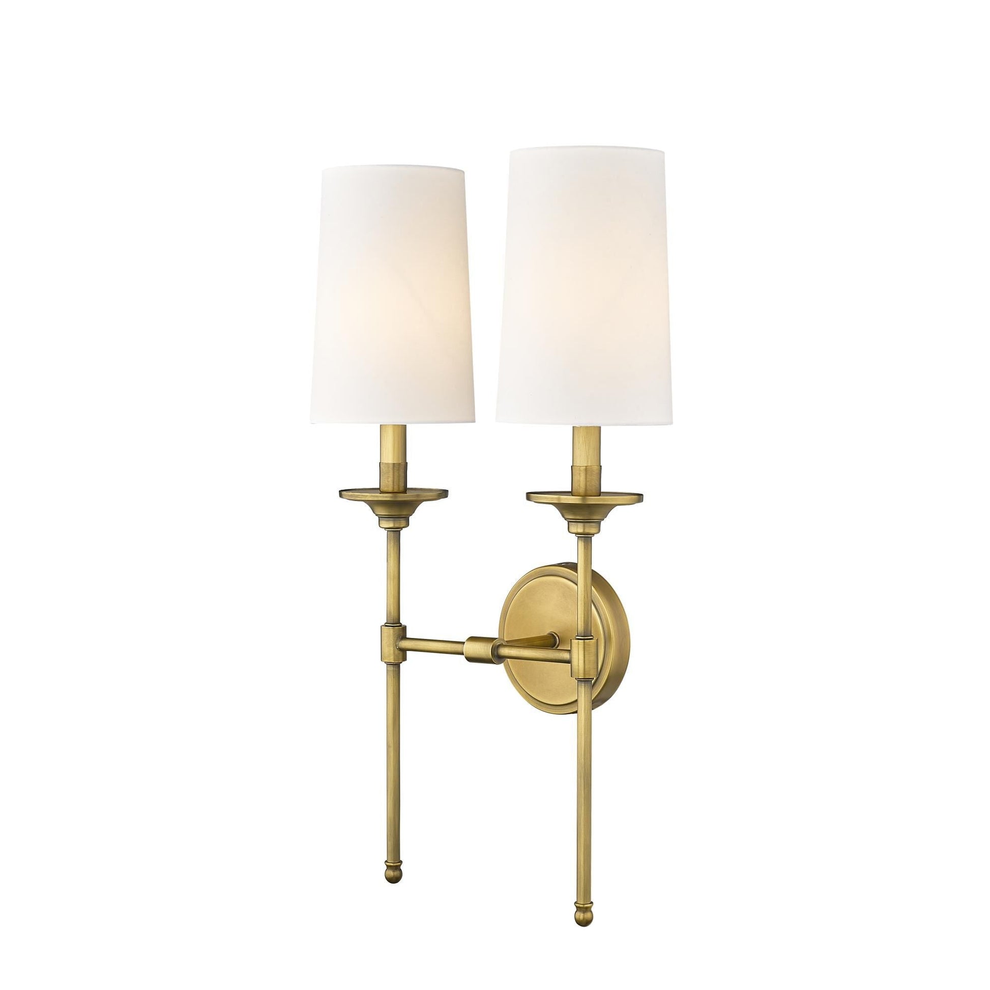 Esileth Vintage Industrial Brass Fabric Wall Lamp - Lamp Copper