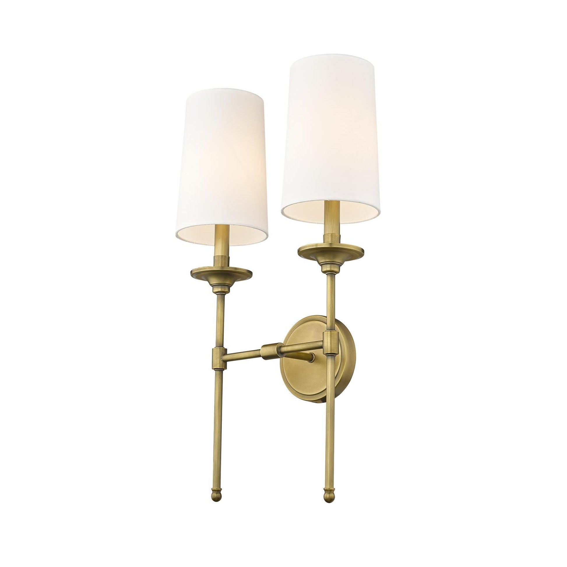 Esileth Vintage Industrial Brass Fabric Wall Lamp - Lamp Copper