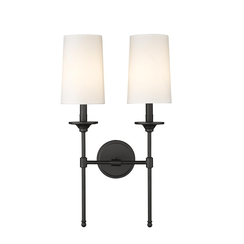 Esileth Vintage Industrial Brass Fabric Wall Lamp - Lamp Copper