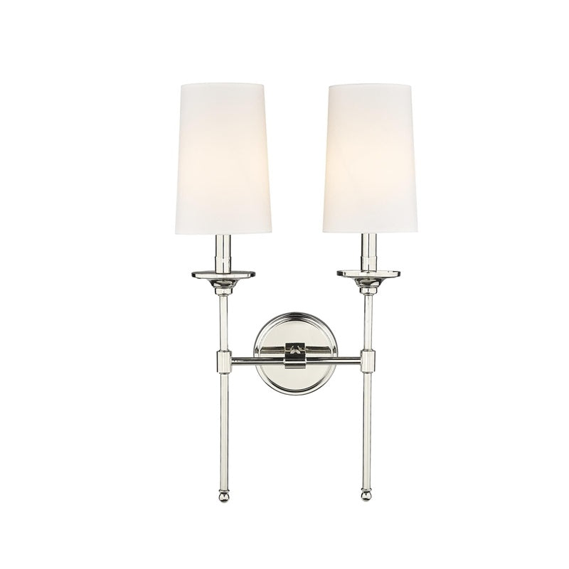 Esileth Vintage Industrial Brass Fabric Wall Lamp - Lamp Copper