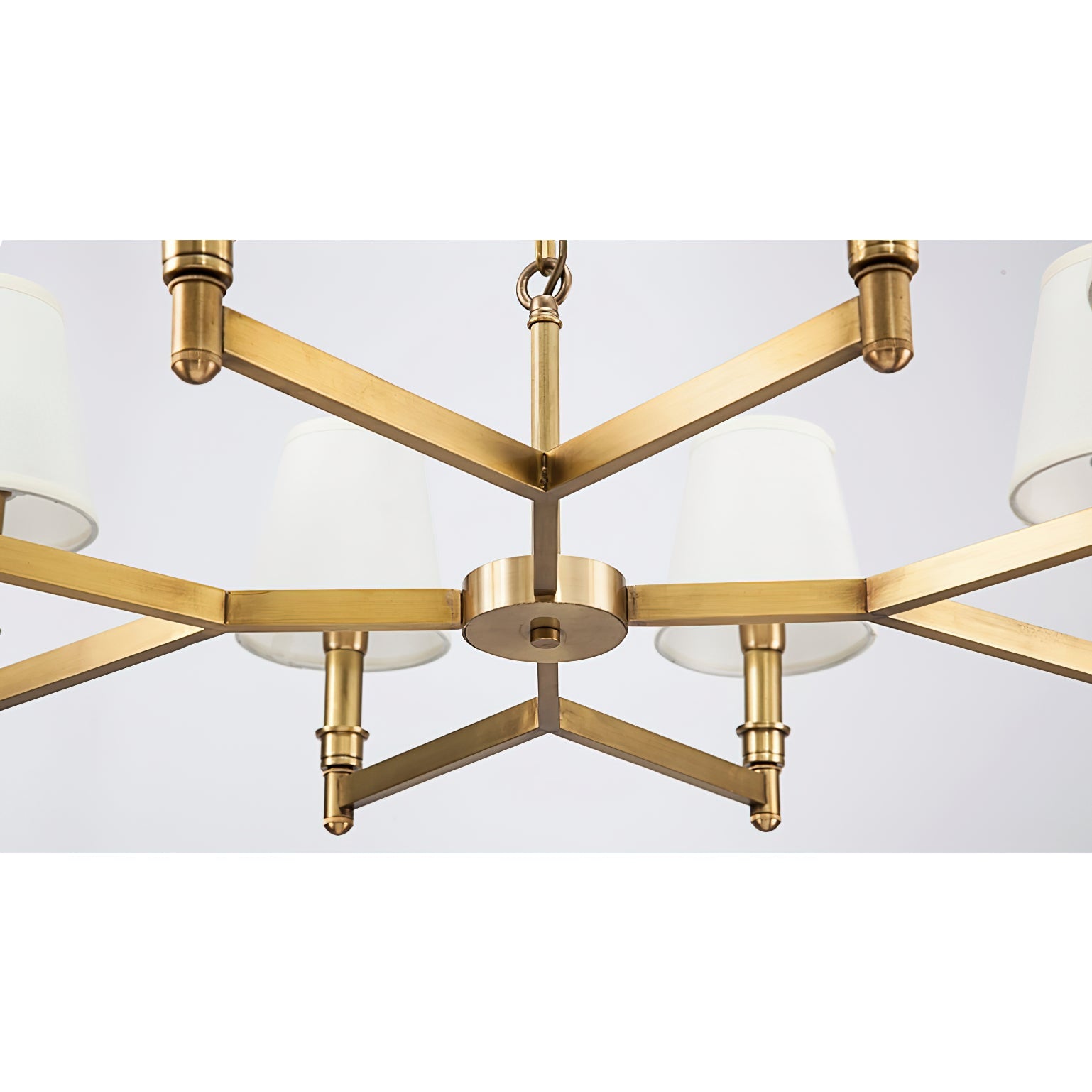 Vadoryra Postmodern Luxury Brass Fabric Chandelier - Lamp Copper