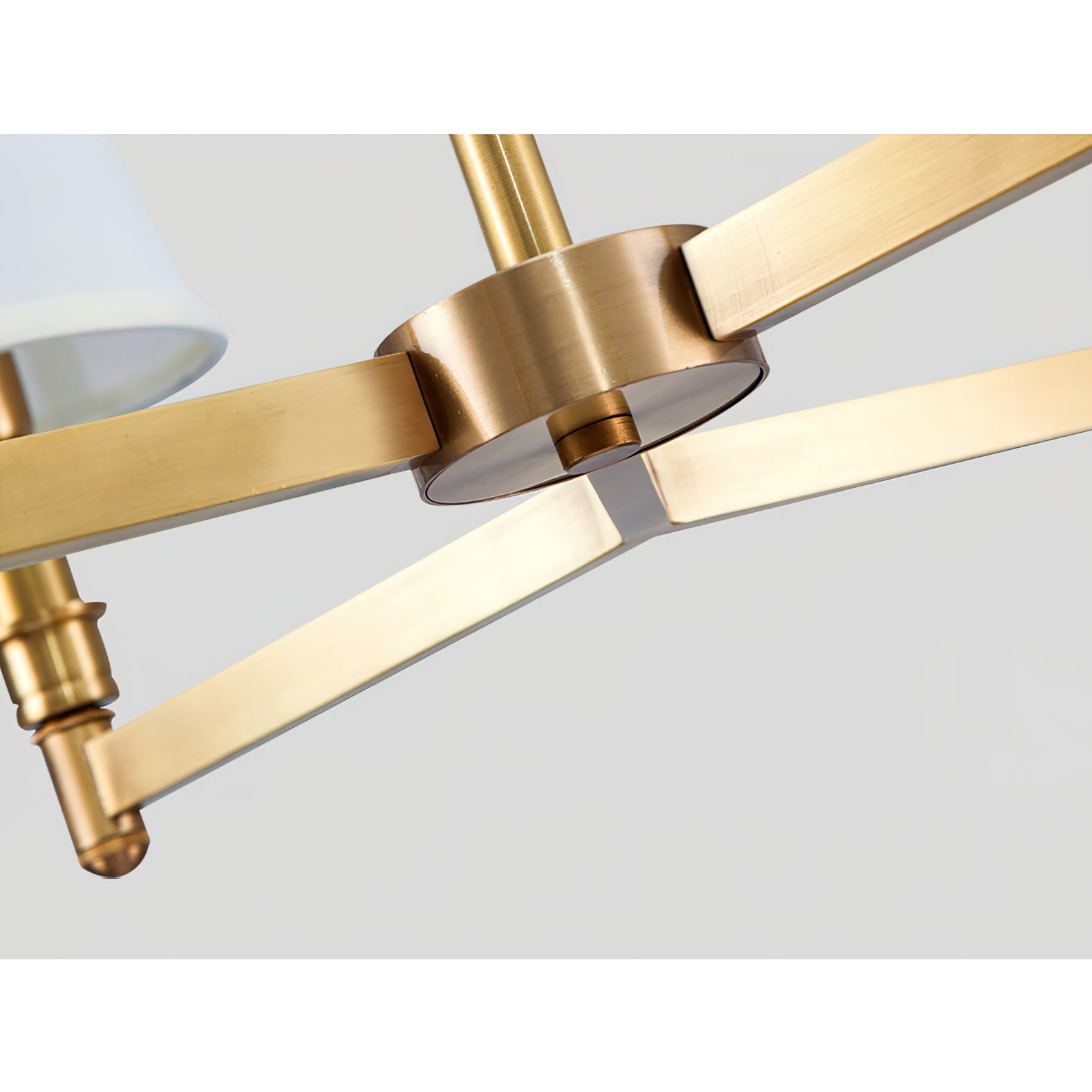 Vadoryra Postmodern Luxury Brass Fabric Chandelier - Lamp Copper